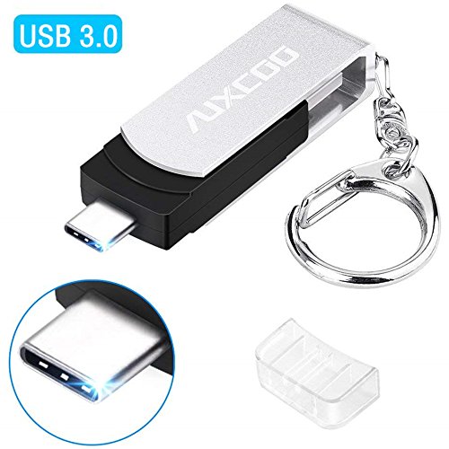AUXCOO UB46 USB C Dual Flash Drive, USB 3.0 Super Speed COPY