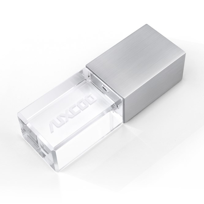 AUXCOO UB60 Crystal Transparent USB Flash Drive 